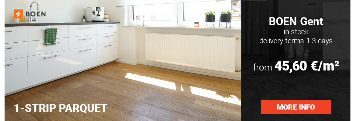 Boen Gent – 1-strip hardwood flooring from 35 €/m² in stosk