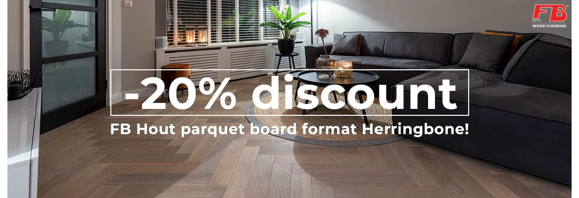 Best price for herringbone parquet from FB Hout