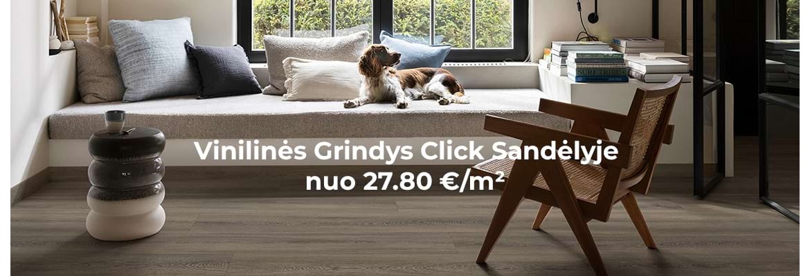 Vinilinės grindys IVC yra sandėlyje