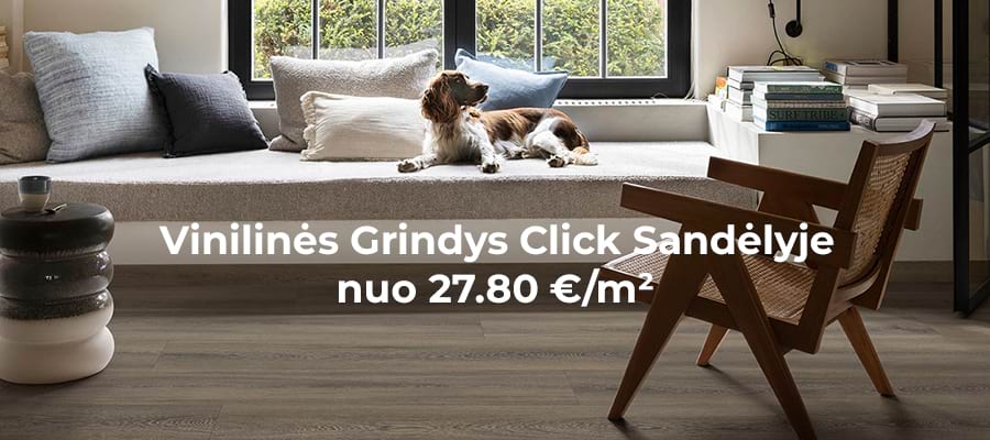 Vinilinės grindys IVC yra sandėlyje