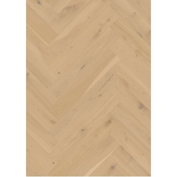 Parketlentės BOEN Herringbone 137mm Ąžuolas Vivo Pale White Live Matt brushed