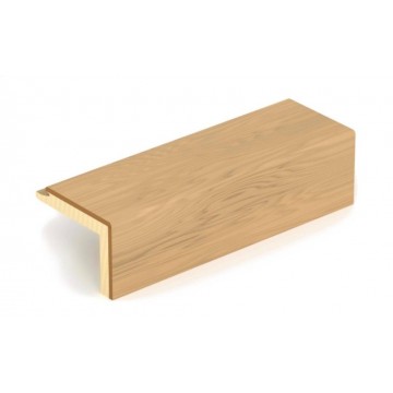 BOEN ąžuolinė laiptų briauna 14 mm parketui, profilis B 69 mm, su nuožulna, šukuota, Live Pure lakas, 2200 mm (1 vnt.)