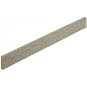 Skirting, Oak brush., Live Pure white, 14x55x2180mm