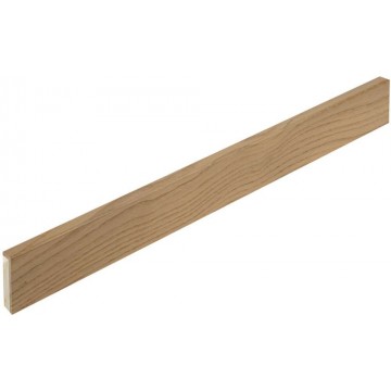 Skirting, Oak, Live Matt white, 14x55x2180mm