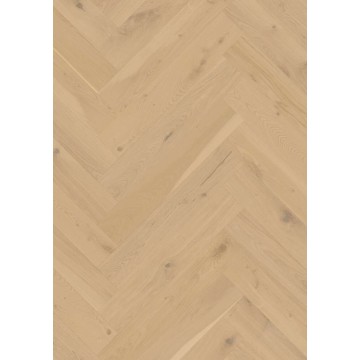 Parketlentės BOEN Herringbone 137 mm Ąžuolas Vivo Pale White Live Matt šukuotas