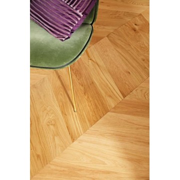Parketlentės BOEN Chevron Ąžuolas Adagio Live Natural šukuotas