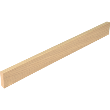 Skirtings veneered, Oak, Live Pure 16x58x2400mm