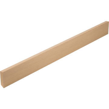 Skirtings veneered, Oak, white 16x58x2400mm matching Live Natural white oiled surfaces