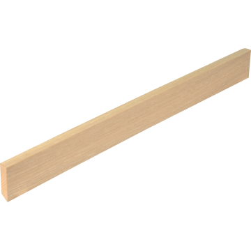 Skirtings veneered Oak brushed white / Oak Coral / Vintage White, 16x58x2400mm matching Oak white brushed and Oak Vintage White