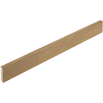 Skirting, Oak, Live Matt white, 14x55x2180mm