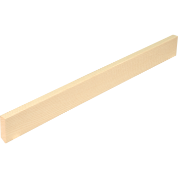 Skirtings veneered, Ash, Live Pure 16x58x2400mm matching Ash Live Pure lacqued surfaces