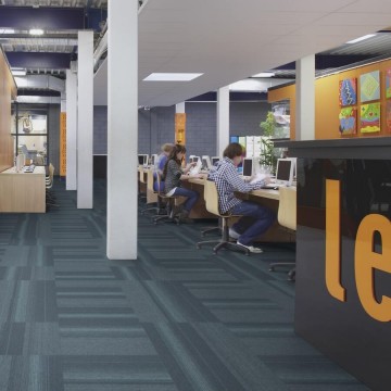 Kiliminės plytelės Forbo Tessera Celadon