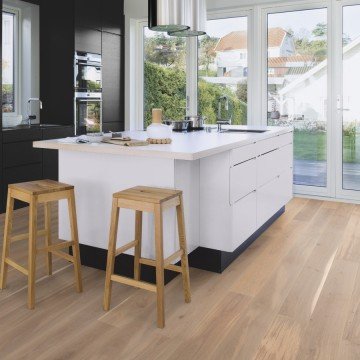 Hardwood Flooring BOEN 181mm Planks Oak White Animoso Live Matt