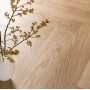 Parquet Flooring BOEN Herringbone Click Oak White Adagio Live Natural