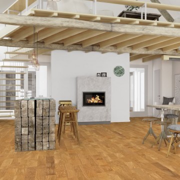 Parketlentės BOEN Longstrip Ąžuolas Andante Live Matt