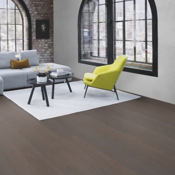 Parketlentės BOEN Stonewashed 181mm Ąžuolas Grey Pepper Live Natural brushed