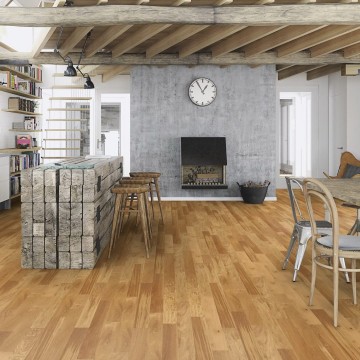 Parketlentės BOEN Maxi Ąžuolas Rustic Live Natural brushed