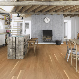 Hardwood Flooring BOEN 138mm Planks Oak Andante Live Natural