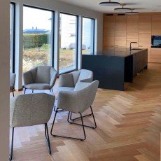 Parketlentės BOEN Herringbone Click Ąžuolas Animoso Live Natural šukuotas