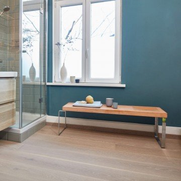Hardwood Flooring BOEN 181mm Planks Oak Grey Harmony Live Pure brushed