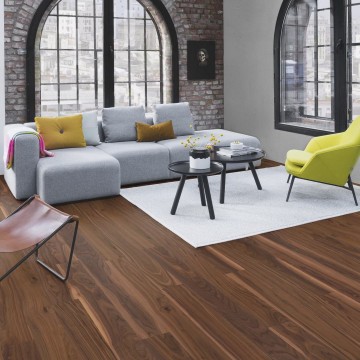 Parketlentės BOEN Gent Plank Amerikietiškas riešutmedis Animoso Live Matt