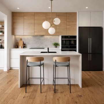 Hardwood Flooring BOEN 138mm Planks Oak Creation Soft Brown Live Pure brushed