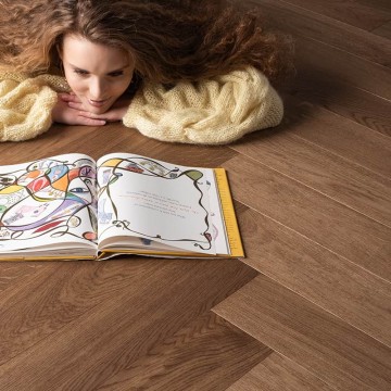 Parketlentės COSWICK Herringbone Collection Ąžuolas Almond 1174-1554