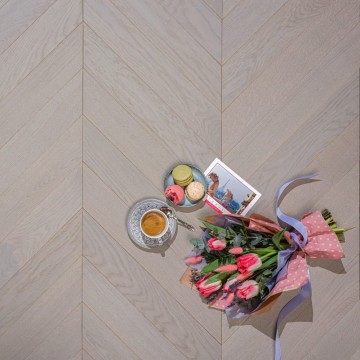 Parketlentės COSWICK Chevron Collection Ąžuolas Payne's Grey 1173-1591