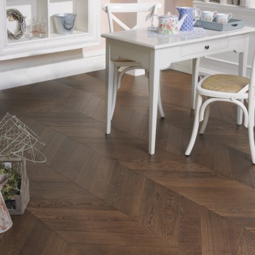 Parketlentės COSWICK Chevron Collectoin Ąžuolas Milk Chocolate 1183-3217