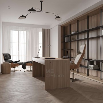 Parketlentės ME Floor Herringbone Ąžuolas Nature Grey Smoke