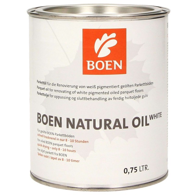 Alyva medinėms grindims Boen Natural Oil White, 0.75 L