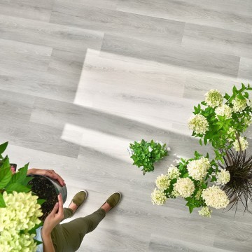 Luxury Vinyl Tile Arbiton Woodric Acoustic Whitecreek Oak