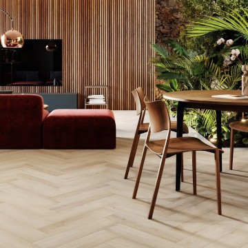 Luxury Vinyl Tile Arbiton Amaron Herringbone Preston Oak