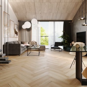 Luxury Vinyl Tile Arbiton Amaron Herringbone Yankee Oak