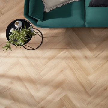 Luxury Vinyl Tile Arbiton Amaron Herringbone Harlow Oak