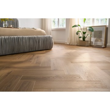 Vinilinės grindys Arbiton Amaron Herringbone EIR Acoustic Rochester Oak