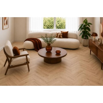 Vinilinės grindys Arbiton Amaron Herringbone Dryback Yankee Oak