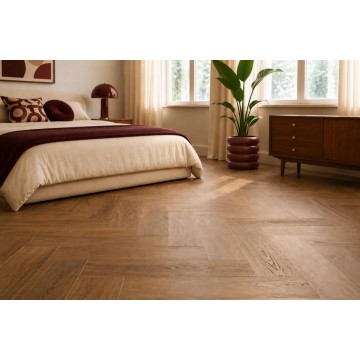 Vinilinės grindys Arbiton Amaron Herringbone Dryback Rochester Oak