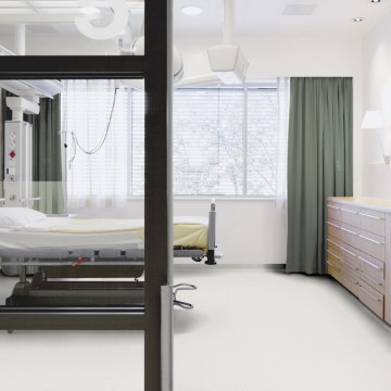 Homogeneous Vinyl Flooring Forbo Sphera Element White