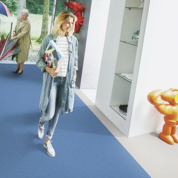 Homogeneous Vinyl Flooring Forbo Sphera Element Blueberry