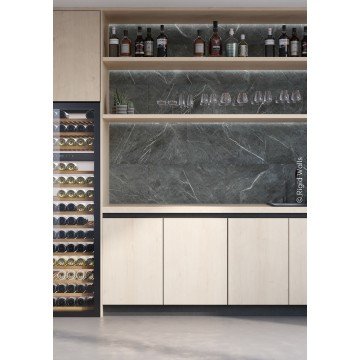 SPC vinilinė grindų danga Lalegno Standard Panels 5 mm Black Marble