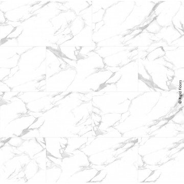 SPC Vinyl Flooring Lalegno Standard Panels 4.5mm White Marble