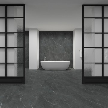SPC Vinyl Flooring Lalegno Standard Panels 4.5mm Black Marble