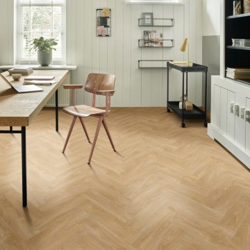 Luxury Vinyl Tile Moduleo Roots Herringbone Laurel Oak 51282
