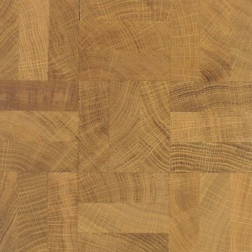 Galinio pjūvio parketas Design Parquet End Grain Ąžuolas Standard 13x432x432 mm Neapdirbtas