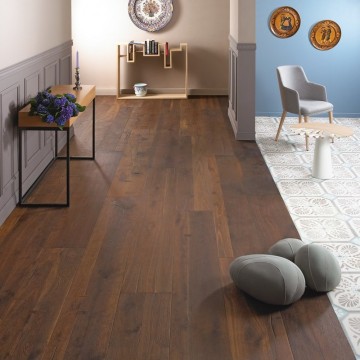 Parketlentės Design Parquet Charlottenburg Ąžuolas Rustic/Campagne 14x290 (4 pločiai) mm Rūkytas
