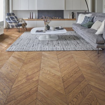 Parketas prancūziška eglutė Design Parquet Rivoli Ąžuolas Rustic/Campagne 15x90x600 mm Tonuotas matinis lakas