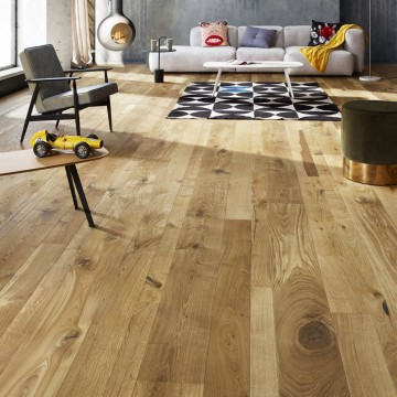 Parketlentės Design Parquet Grange (Sauvage) Ąžuolas Campagne/Sauvage 15x90+145+220 mm Alyva Natura