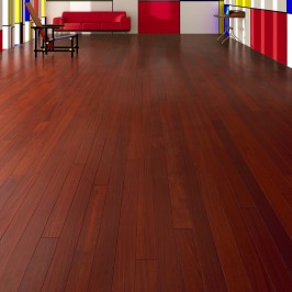 Parketlentės Design Parquet Exotic Paduka 12x90 mm Satininis lakas