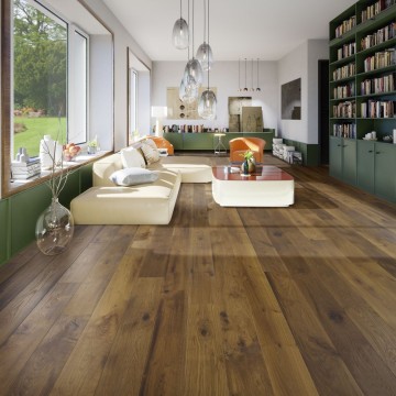 Parketlentės Design Parquet Arabica Ąžuolas Prime/Rustic 15x180 mm Termo 150°